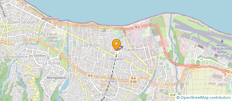 localisation de l'entreprise OPTIQUE DU CHAUDRON à SAINT-DENIS