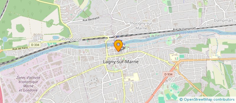 localisation de l'entreprise OPTIQUE DU CHEMIN DE FER à LAGNY-SUR-MARNE