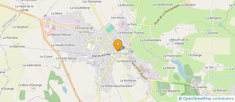 localisation de l'entreprise OPTIQUE DU COGLAIS  MAEN ROCH