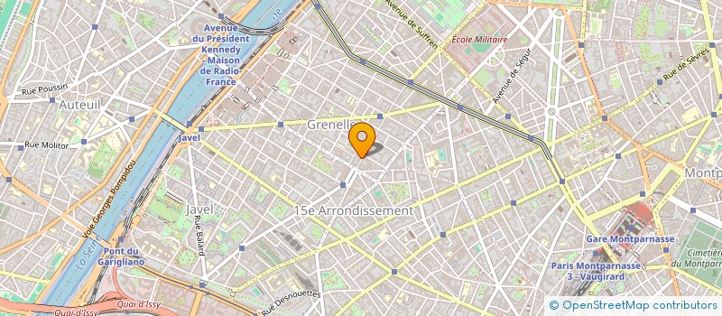 localisation de l'entreprise OPTIQUE DU COMMERCE - LA LUNETTE  PARIS