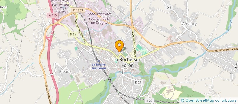 localisation de l'entreprise OPTIQUE DU FORON à LA ROCHE-SUR-FORON