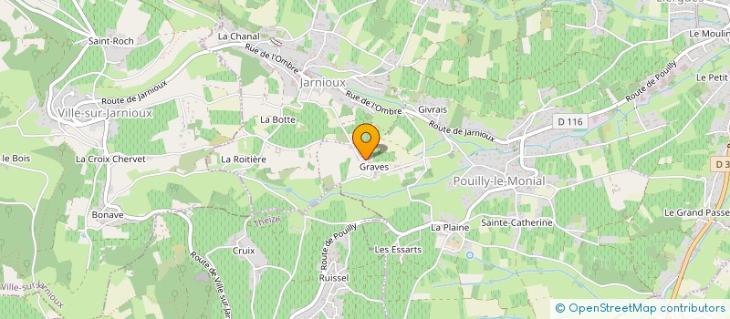 localisation de l'entreprise OPTIQUE DU GARET à PORTE-DES-PIERRES-DOREES