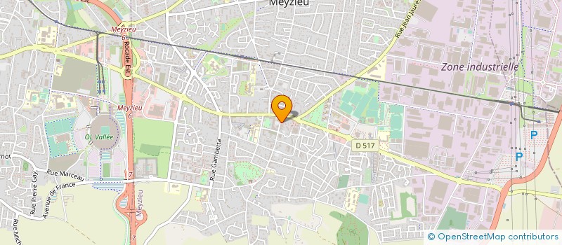localisation de l'entreprise OPTIQUE DU GRAND LARGE à MEYZIEU