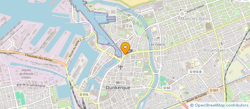 localisation de l'entreprise OPTIQUE DU LEUGHENAER à DUNKERQUE