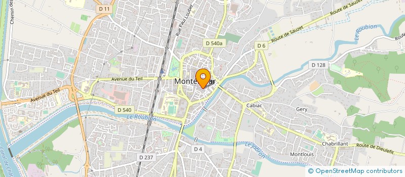 localisation de l'entreprise OPTIQUE DU LEVANT à MONTELIMAR