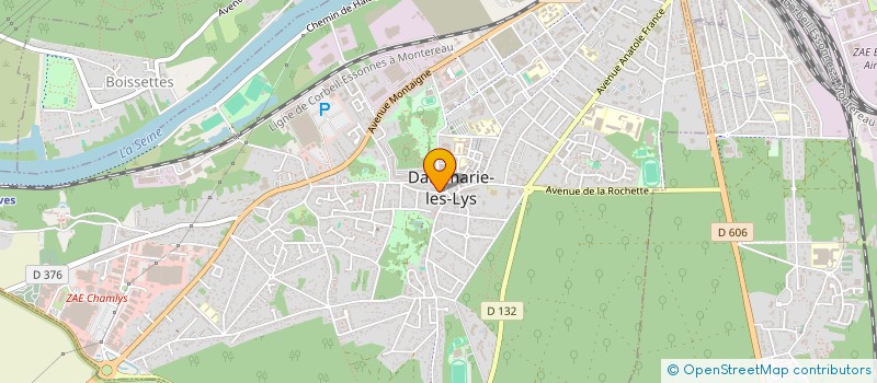 localisation de l'entreprise OPTIQUE DU LYS à DAMMARIE-LES-LYS