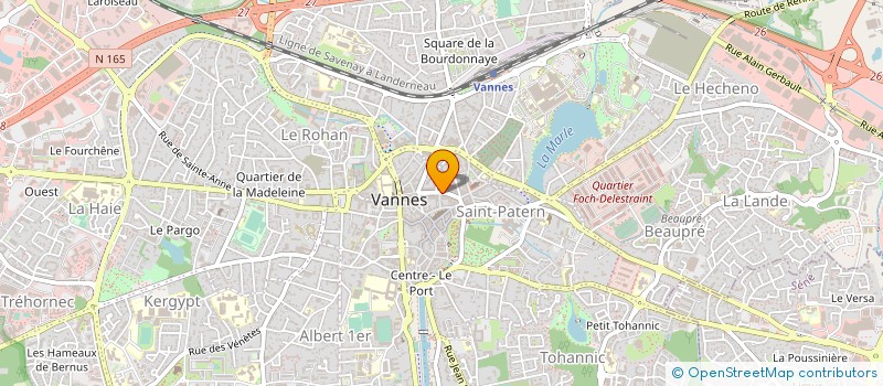 localisation de l'entreprise OPTIQUE DU MENE S.A.R.L. à VANNES