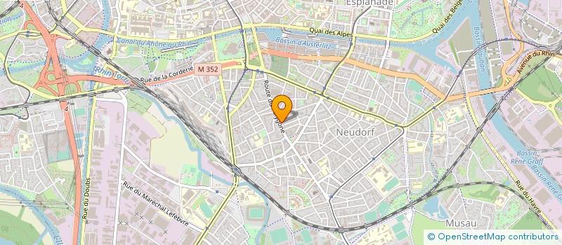 localisation de l'entreprise OPTIQUE DU NEUDORF à STRASBOURG