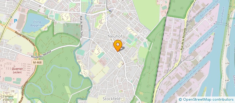 localisation de l'entreprise OPTIQUE DU NEUHOF à STRASBOURG