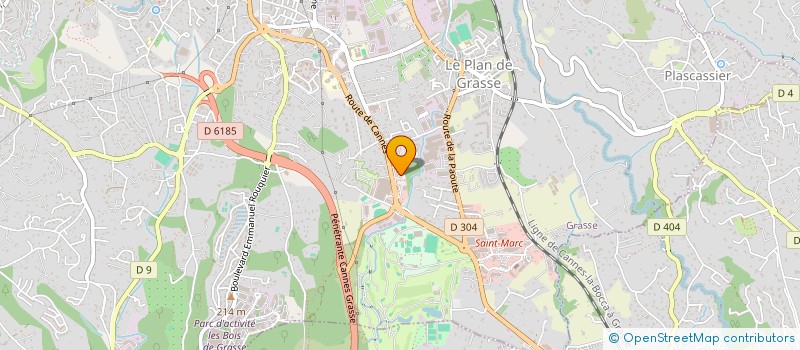localisation de l'entreprise OPTIQUE DU PLAN à GRASSE