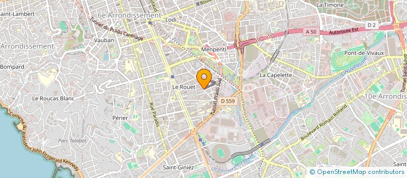 localisation de l'entreprise OPTIQUE DU ROUET à MARSEILLE