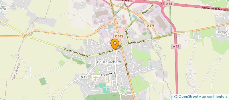 localisation de l'entreprise OPTIQUE DU ROUMOIS à BOURG-ACHARD