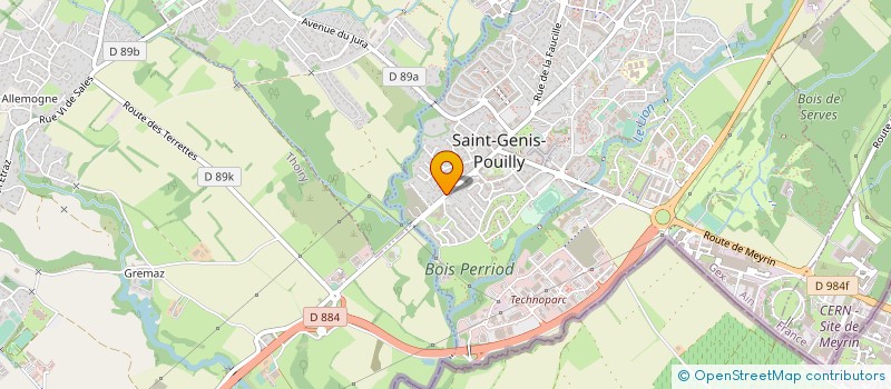 localisation de l'entreprise OPTIQUE DU SOLEIL LEVANT à SAINT-GENIS-POUILLY