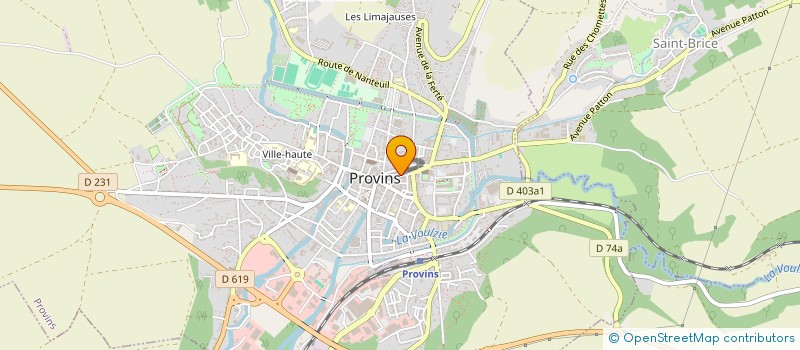 localisation de l'entreprise OPTIQUE DU VAL à PROVINS