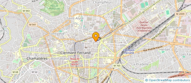 localisation de l'entreprise OPTIQUE DUMAS à CLERMONT-FERRAND