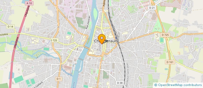localisation de l'entreprise OPTIQUE DUVOT à CHATELLERAULT
