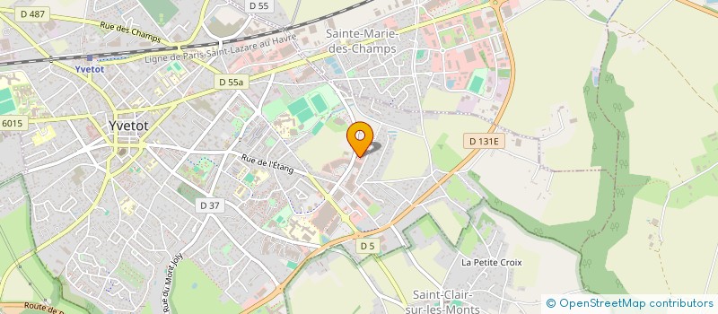localisation de l'entreprise OPTIQUE E'CAUX à YVETOT