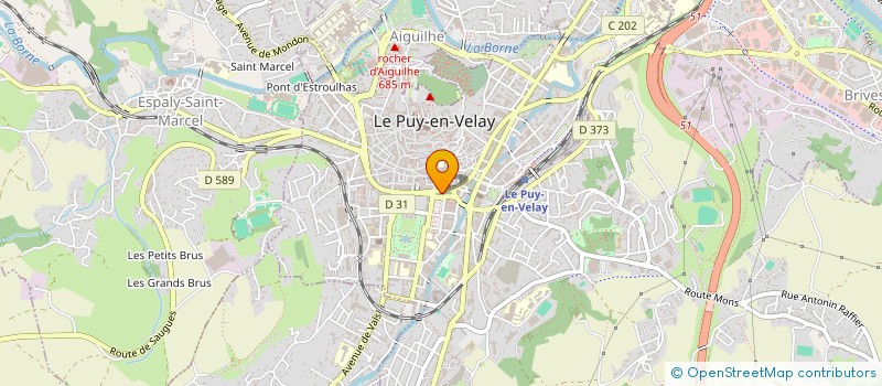 localisation de l'entreprise OPTIQUE ECHEGUT à LE PUY-EN-VELAY
