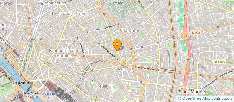 localisation de l'entreprise OPTIQUE EN VUE à PARIS