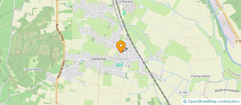 localisation de l'entreprise OPTIQUE ET DOMICILE  FONTAINES