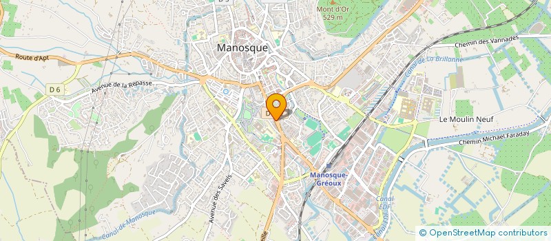 localisation de l'entreprise OPTIQUE ET SOLAIRE à MANOSQUE