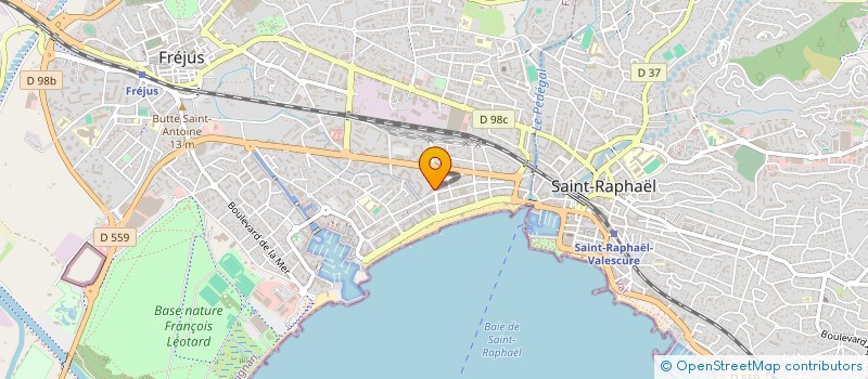 localisation de l'entreprise OPTIQUE EVASION à FREJUS