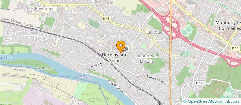localisation de l'entreprise OPTIQUE FAGOT à HERBLAY-SUR-SEINE