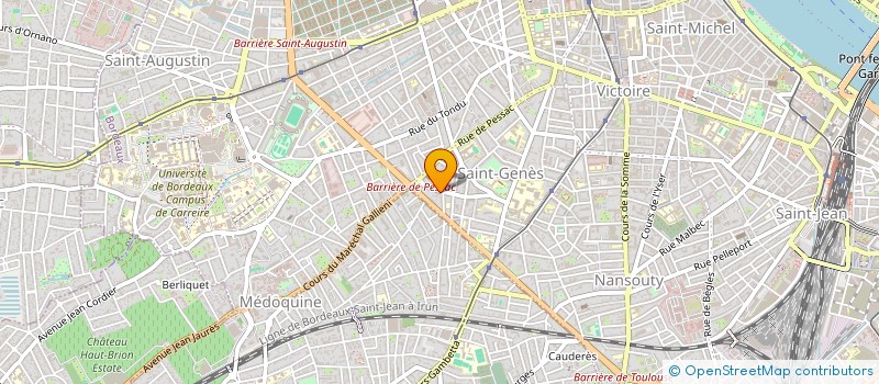 localisation de l'entreprise OPTIQUE FLOIRAC à BORDEAUX