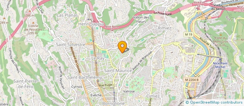 localisation de l'entreprise OPTIQUE GARNIER à NICE
