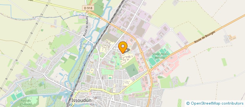 localisation de l'entreprise OPTIQUE GASSIPARD à ISSOUDUN