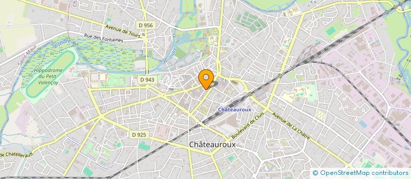 localisation de l'entreprise OPTIQUE GAUFILLE RUIZ à CHATEAUROUX