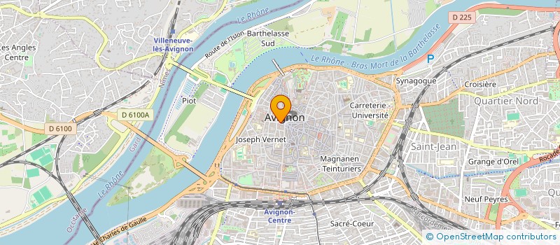 localisation de l'entreprise OPTIQUE GOBERT  AVIGNON