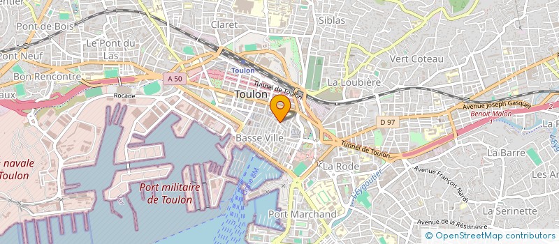 localisation de l'entreprise OPTIQUE GOMEZ à TOULON