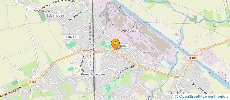 localisation de l'entreprise OPTIQUE GOUBE à ISBERGUES