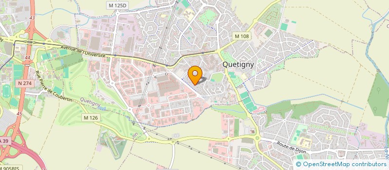 localisation de l'entreprise OPTIQUE GRAND MARCHE à QUETIGNY