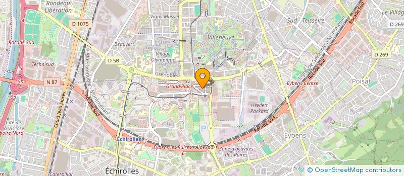 localisation de l'entreprise OPTIQUE GRAND'PLACE  GRENOBLE