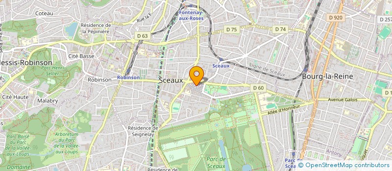 localisation de l'entreprise OPTIQUE GRAND SIECLE à SCEAUX