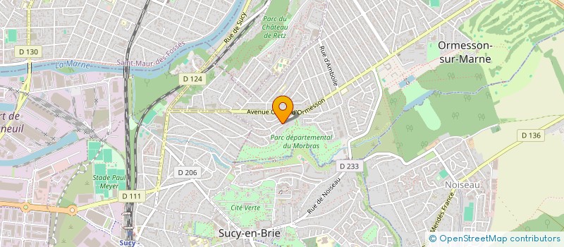 localisation de l'entreprise OPTIQUE GRANDE PORTE à ORMESSON-SUR-MARNE