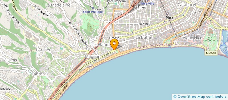 localisation de l'entreprise OPTIQUE GROSSO à NICE