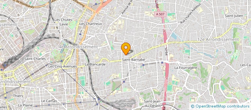 localisation de l'entreprise OPTIQUE GUERIN à MARSEILLE
