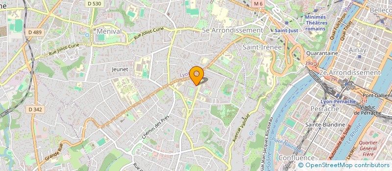 localisation de l'entreprise OPTIQUE GUIGUES à SAINTE-FOY-LES-LYON
