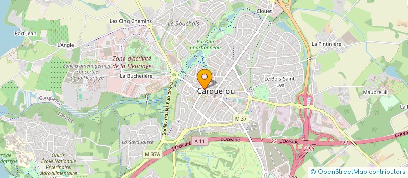 localisation de l'entreprise OPTIQUE HAVARD à CARQUEFOU