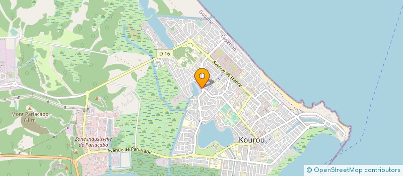 localisation de l'entreprise OPTIQUE INDUSTRIEL DE PRECISION à KOUROU