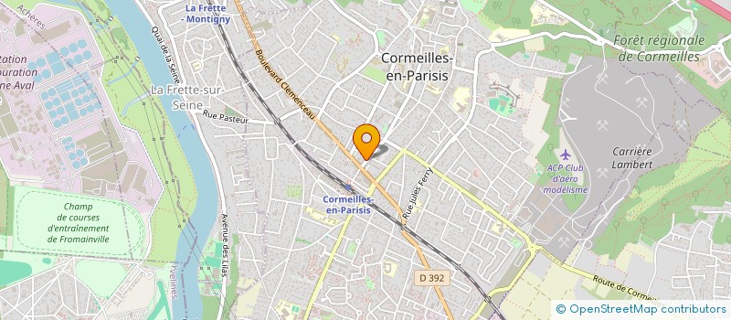 localisation de l'entreprise OPTIQUE IRIS  CORMEILLES-EN-PARISIS