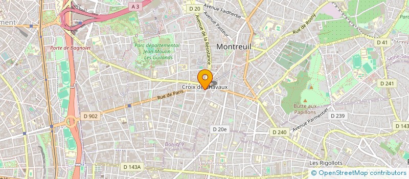 localisation de l'entreprise OPTIQUE ITIER à MONTREUIL