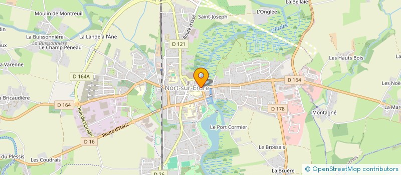 localisation de l'entreprise OPTIQUE JCMA à NORT-SUR-ERDRE