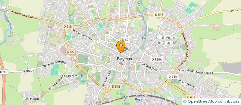 localisation de l'entreprise OPTIQUE JEGOU à BAYEUX