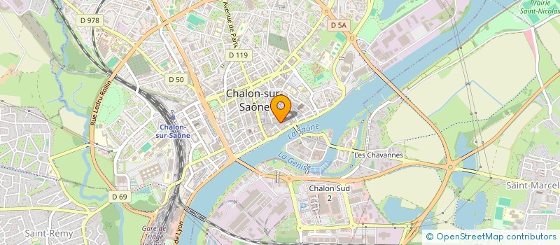 localisation de l'entreprise OPTIQUE JF L'HOTE à CHALON-SUR-SAONE
