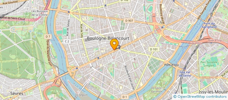 localisation de l'entreprise OPTIQUE KERVEGANT à BOULOGNE-BILLANCOURT