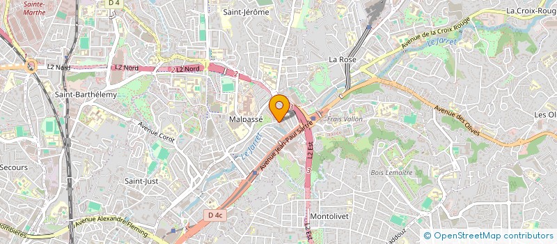 localisation de l'entreprise OPTIQUE LA VERDIERE à MARSEILLE